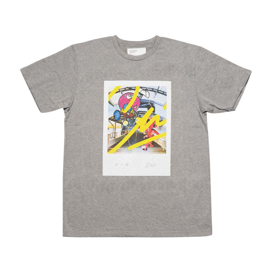 CHRIS T-shirts02 ‘’My First Kiss’’ / GRAY (CHRIS×Hi-NODE Exhibition Edition)